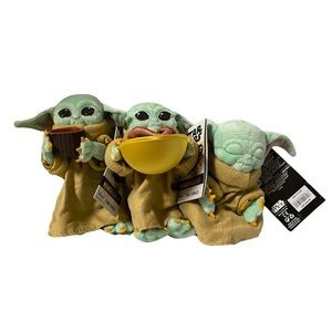 Star Wars The Mandalorian Plush Toy The Child Baby Yoda Grogu Stuffed Animal Set
